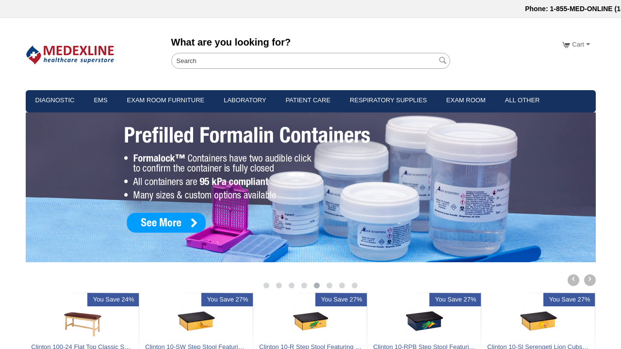 Screenshot of medexline.com