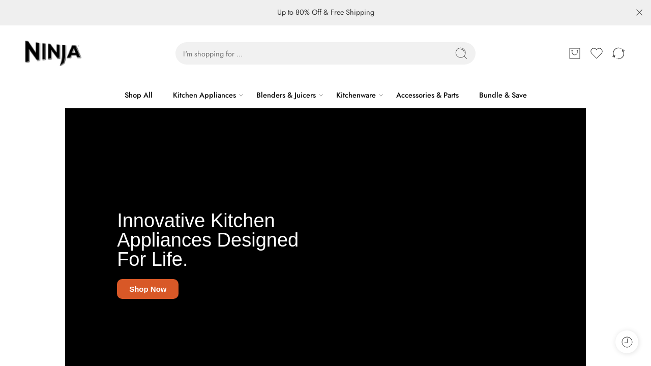 Screenshot of ninjakitchentools.com