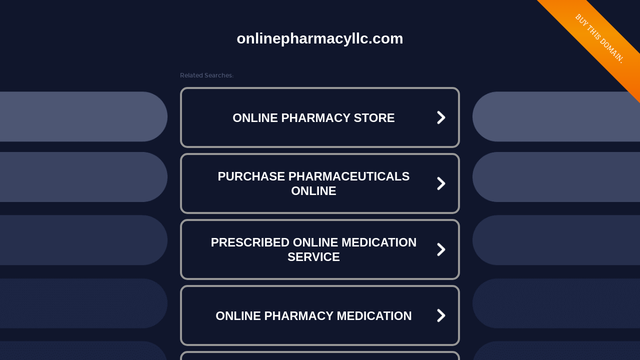 Screenshot of onlinepharmacyllc.com