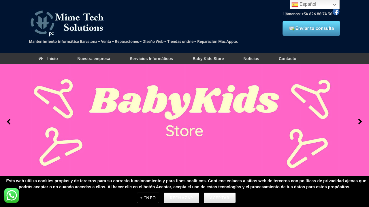 Screenshot of mimetech.com