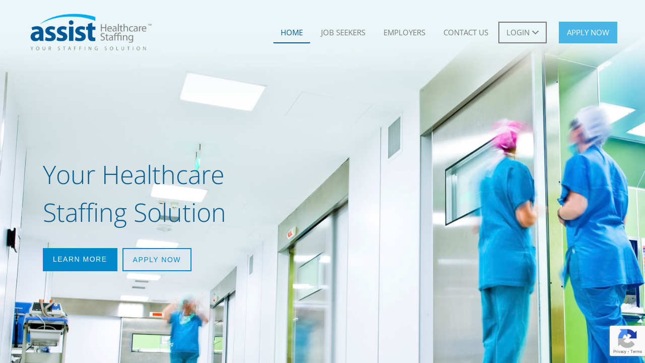 Screenshot of nursestaffing.com