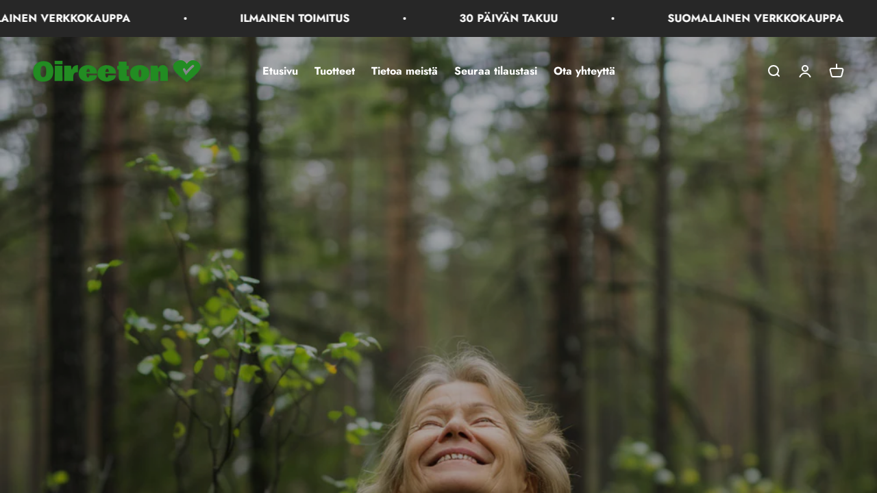 Screenshot of oireeton.fi