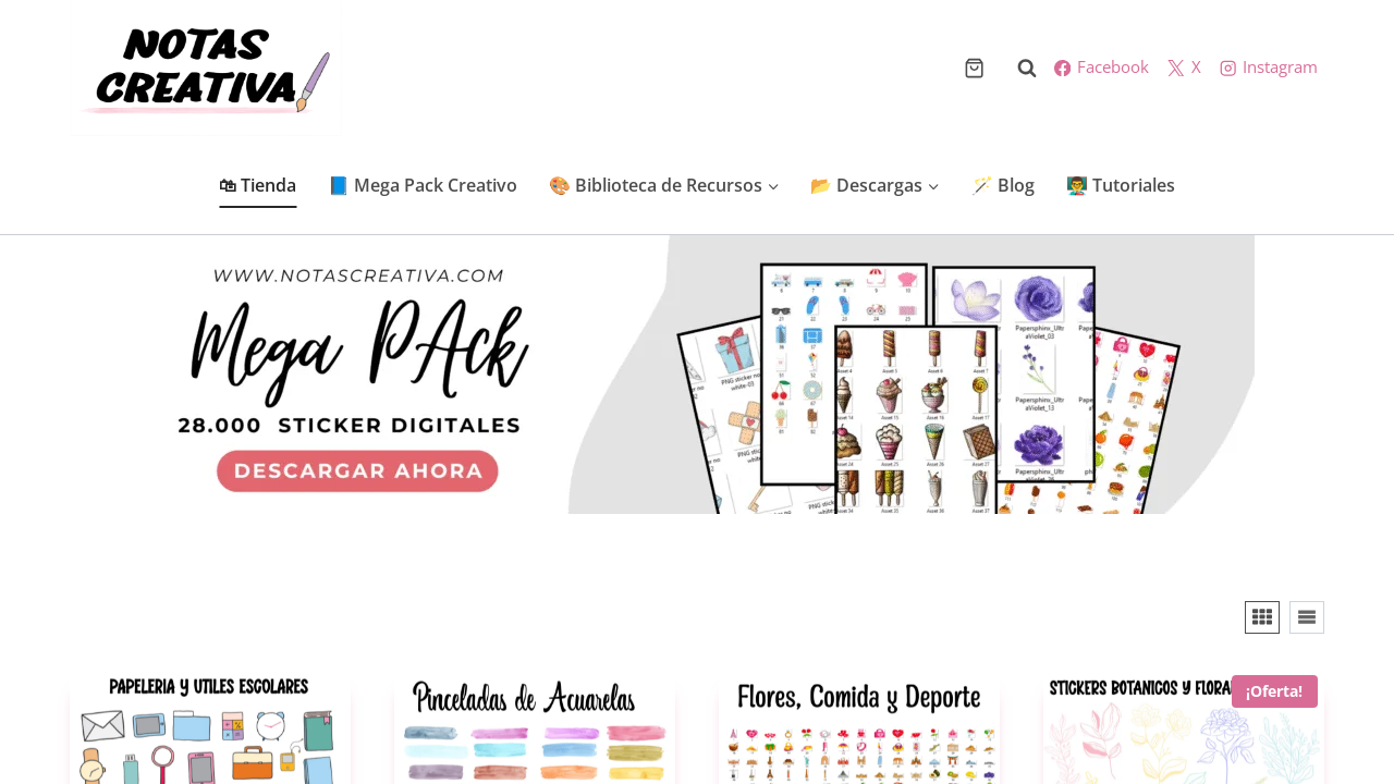 Screenshot of notascreativa.com
