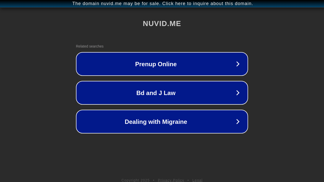 Screenshot of nuvid.me