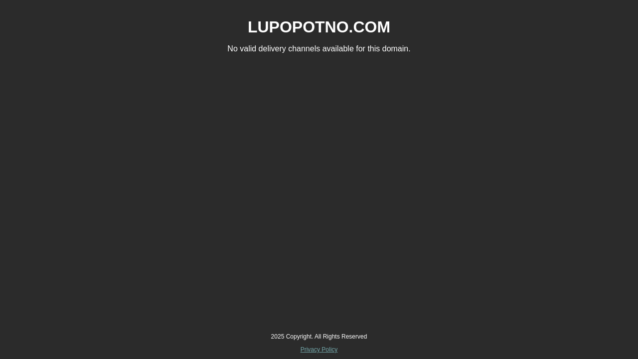 Screenshot of lupopotno.com