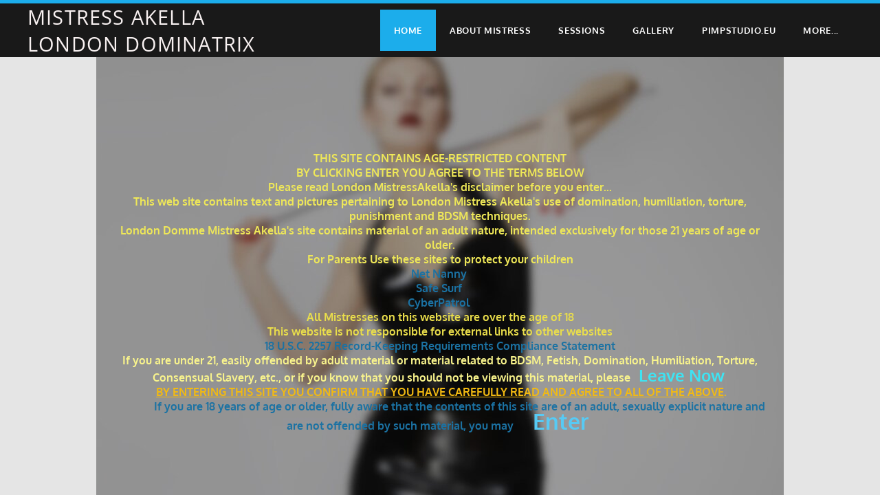 Screenshot of mistressakella.com