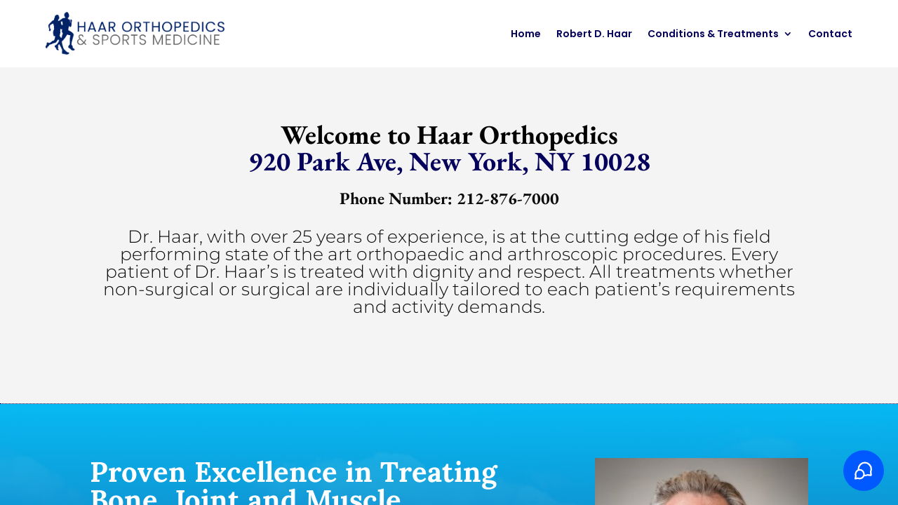 Screenshot of haarorthopedics.com