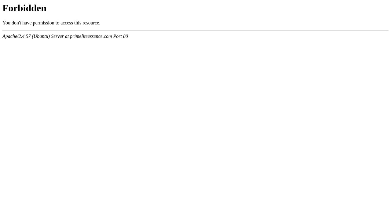 Screenshot of primeliteessence.com