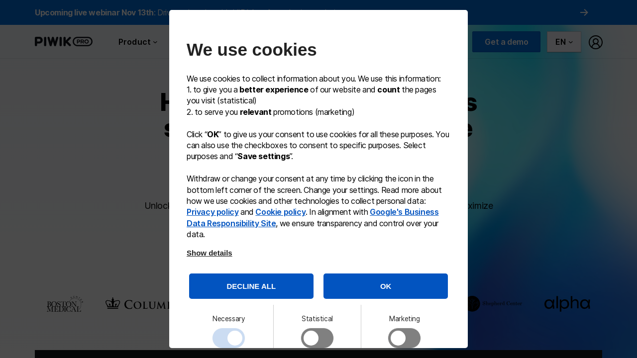 Screenshot of piwik.pro