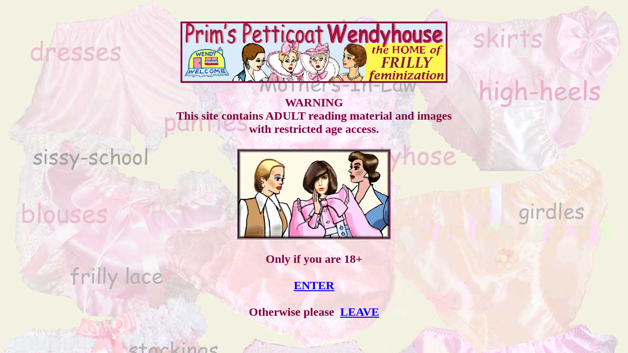 Screenshot of primspetticoatwendyhouse.com