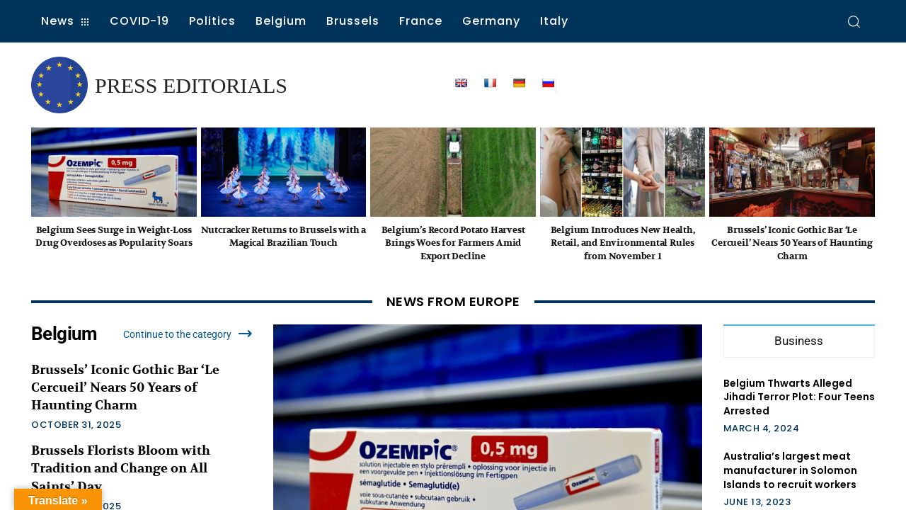 Screenshot of presseditorials.com