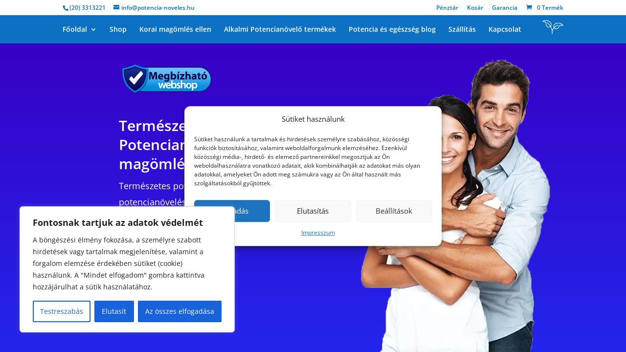 Screenshot of potencia-noveles.hu