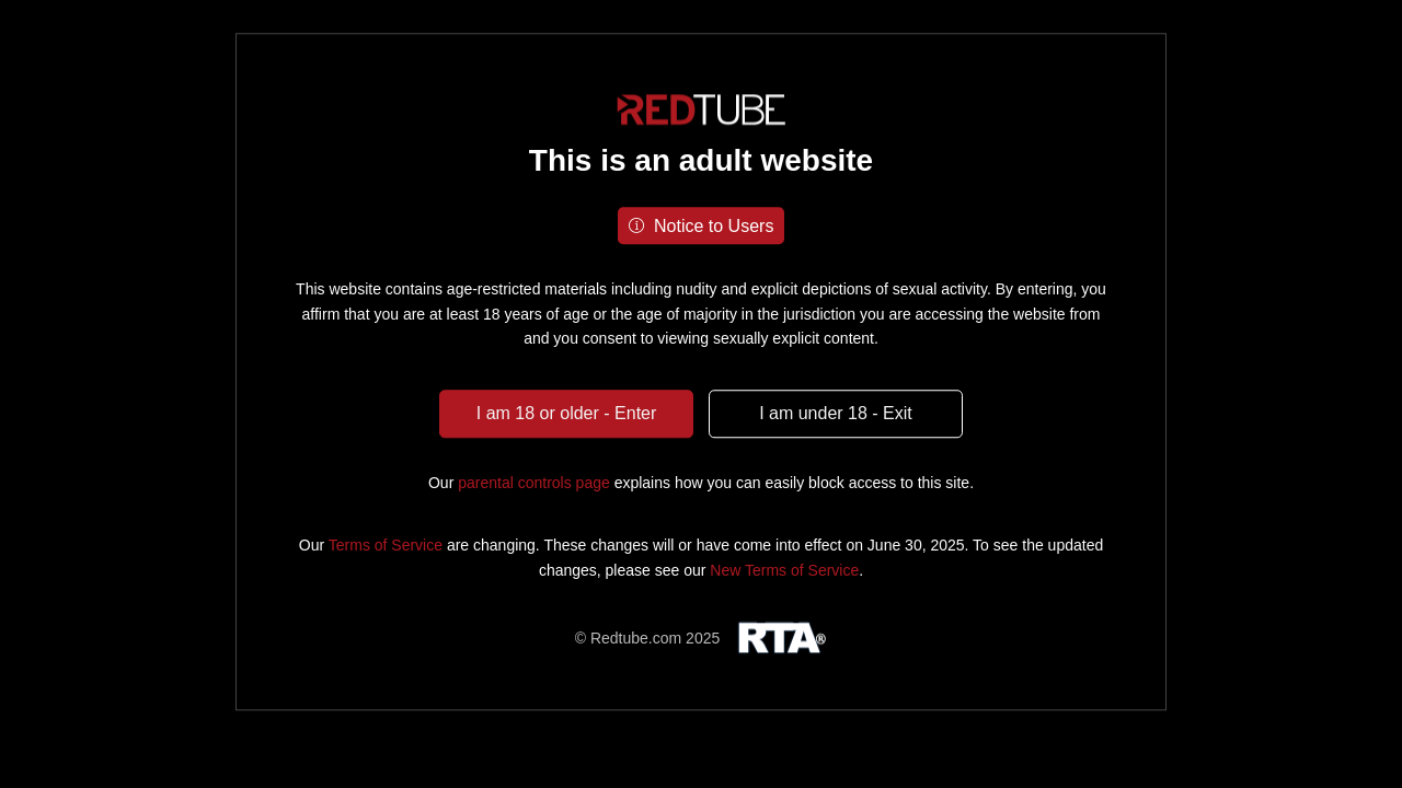 Screenshot of redtubee.com