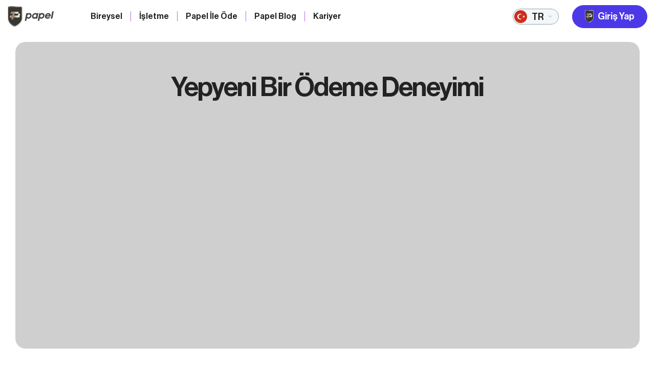 Screenshot of papel.com.tr