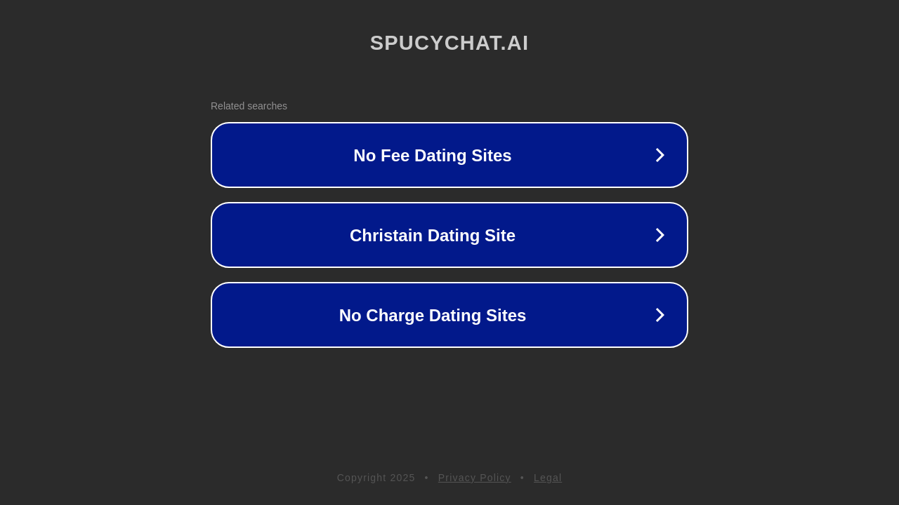 Screenshot of spucychat.ai