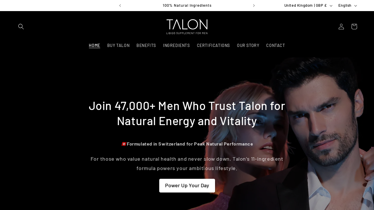 Screenshot of talonlibido.com