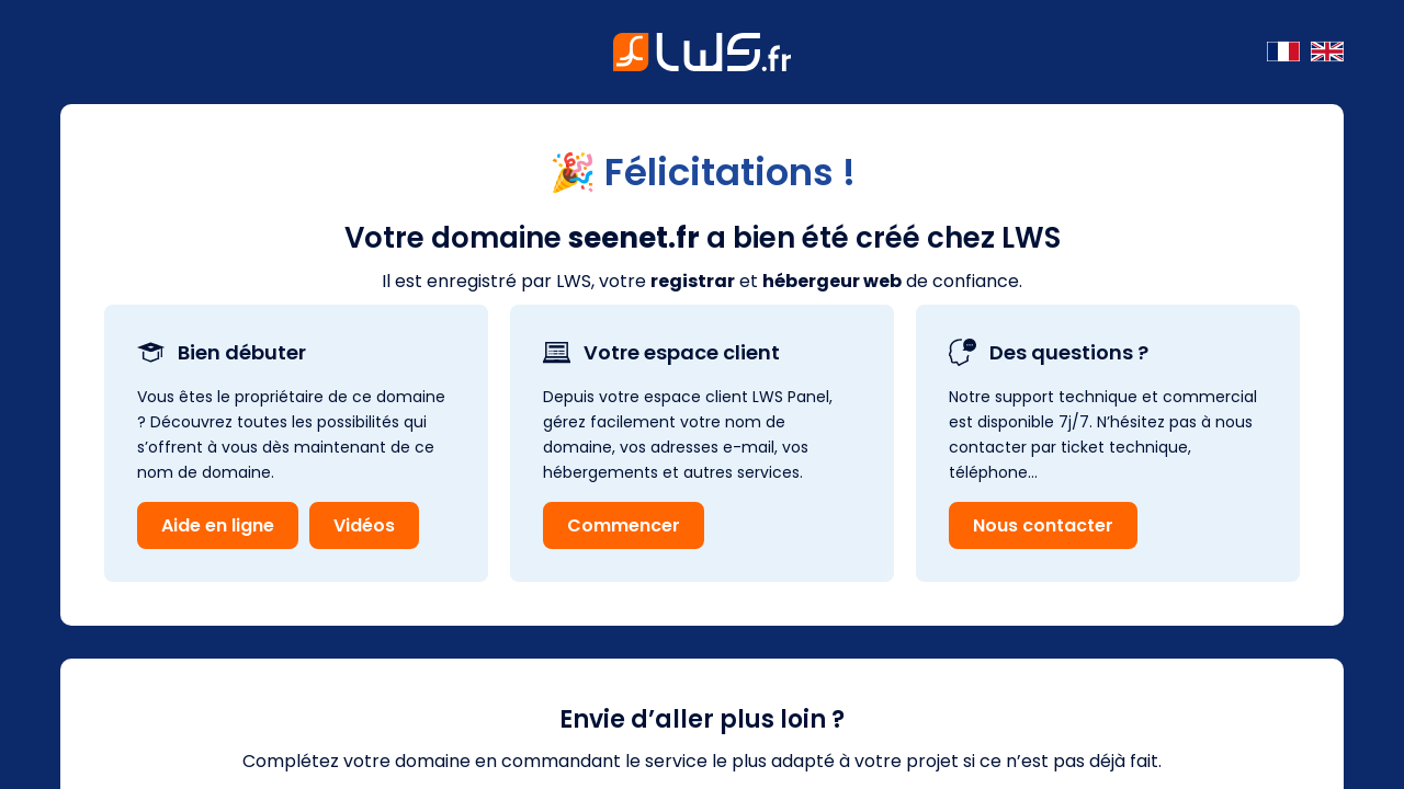 Screenshot of seenet.fr