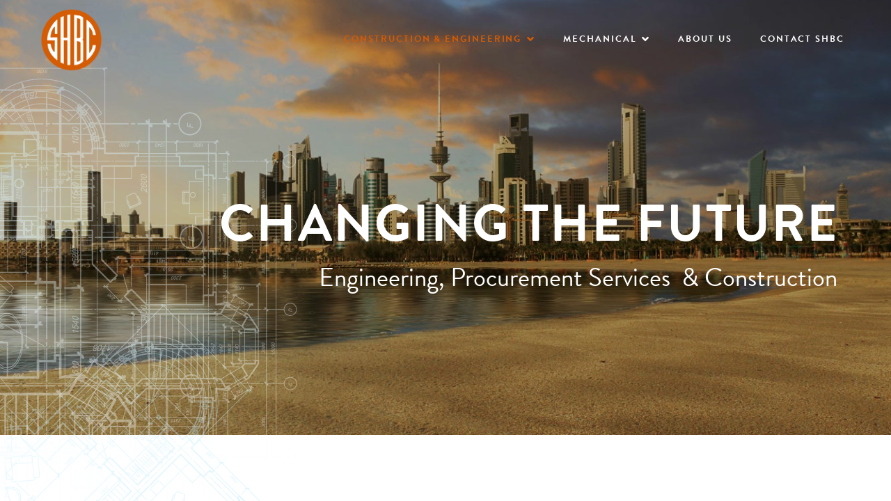 Screenshot of shbcmech.com.kw