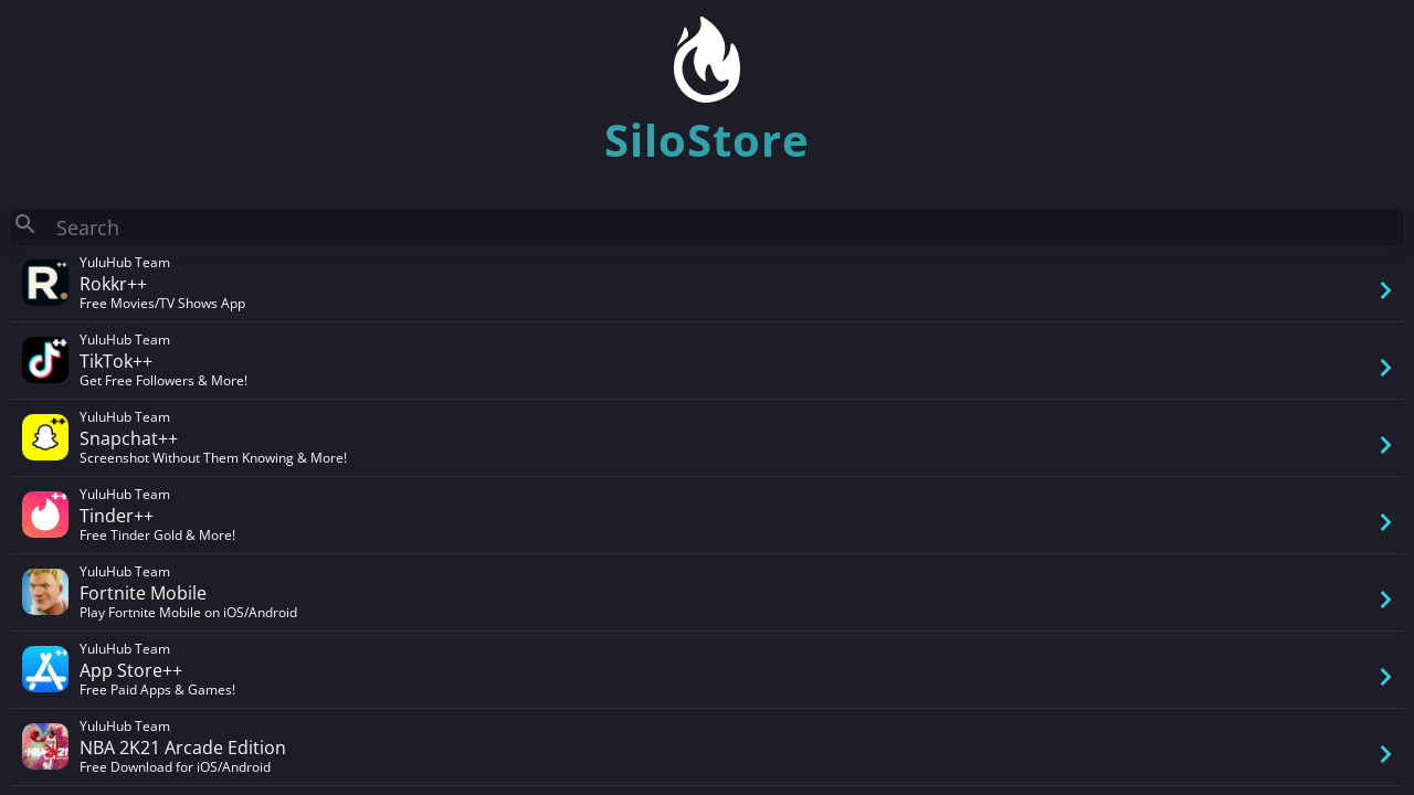 Screenshot of silostore.app