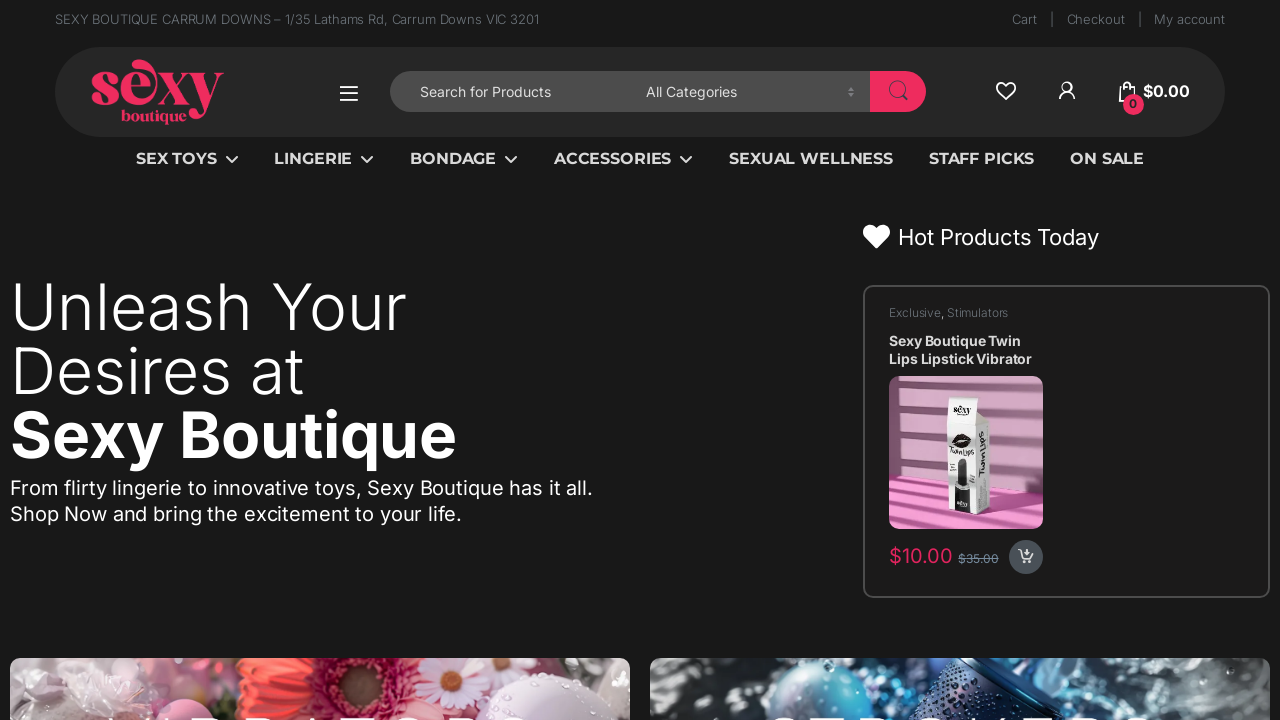 Screenshot of sexyboutique.com.au