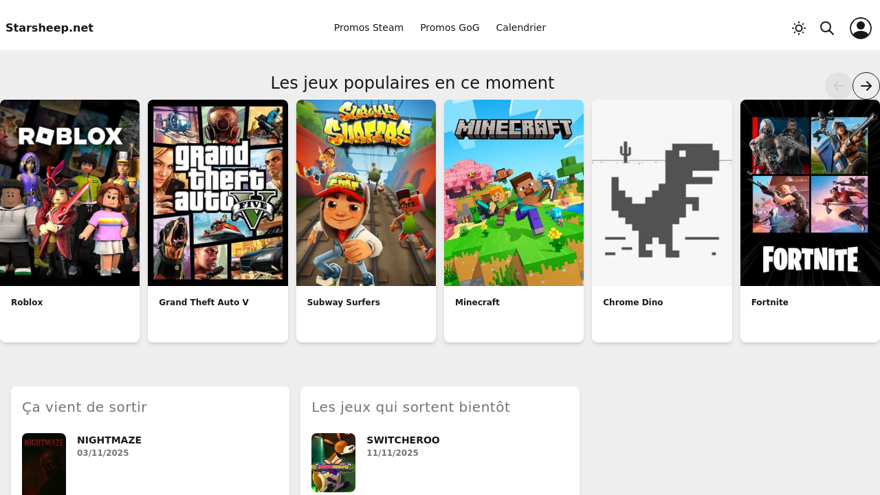 Screenshot of starsheep.net