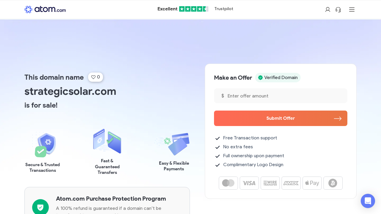 Screenshot of strategicsolar.com