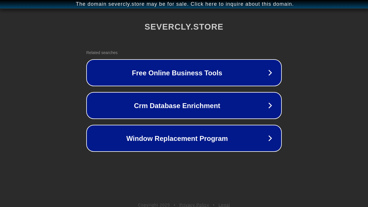 Screenshot of severcly.store