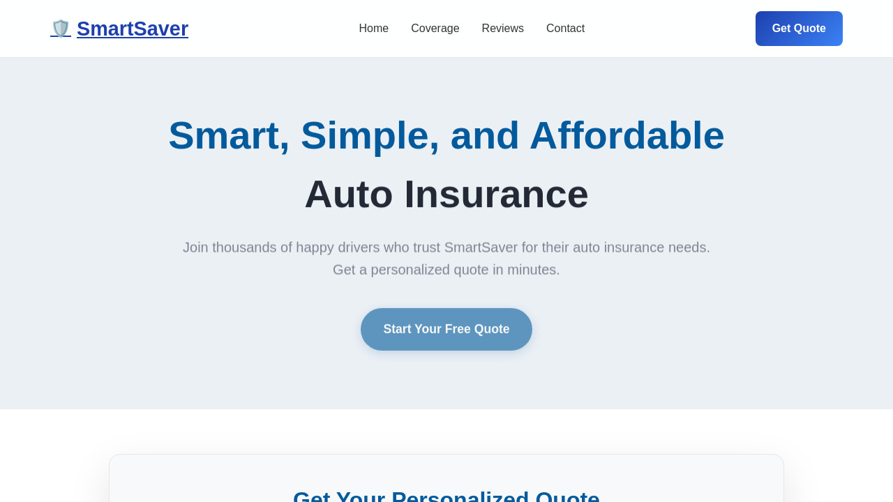 Screenshot of smartsaverauto.site