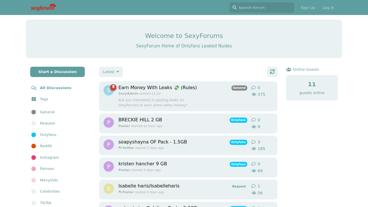 Screenshot of sexyforums.online