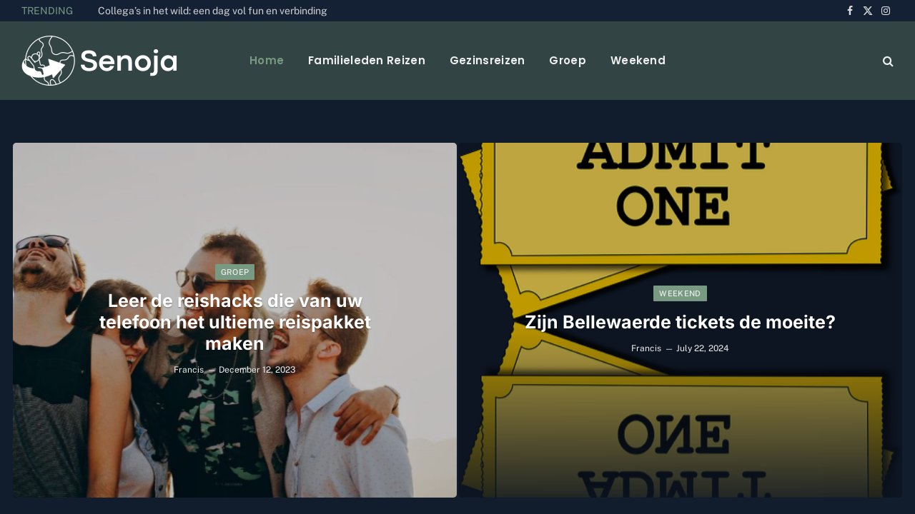 Screenshot of senoja.nl