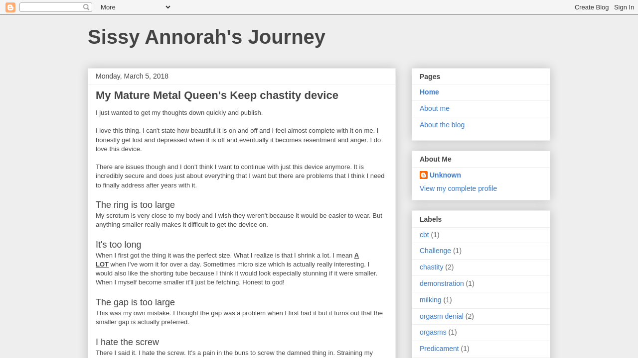 Screenshot of sissyannorah.blogspot.com