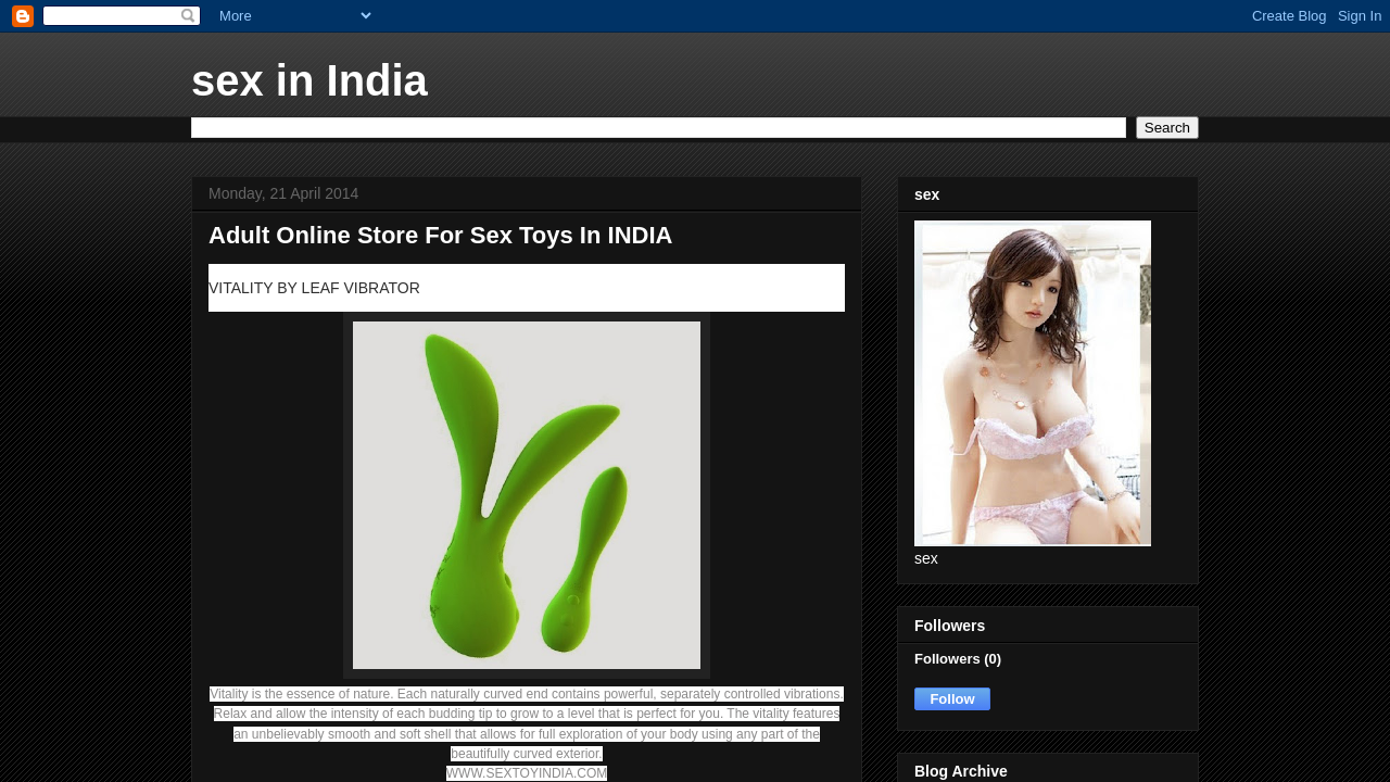 Screenshot of sextoyshopinindia.blogspot.com