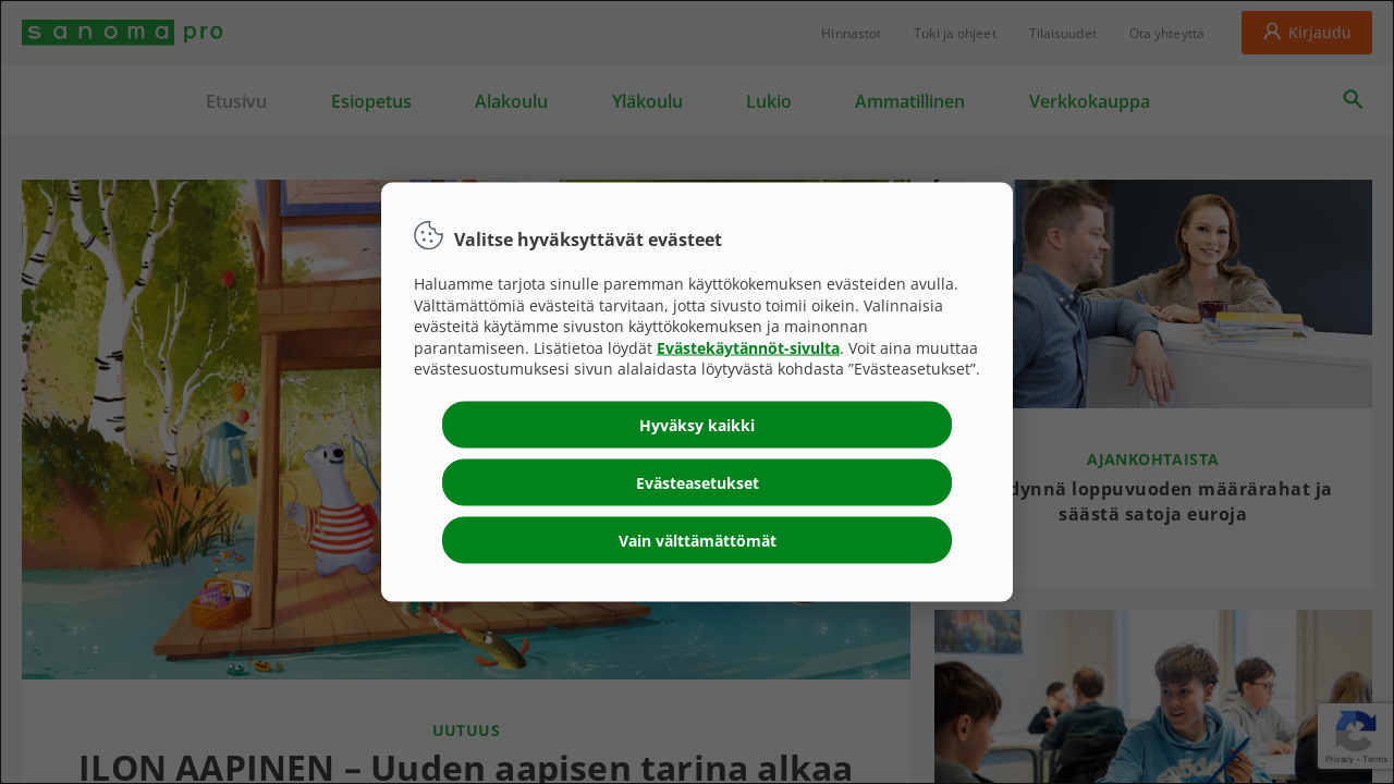 Screenshot of sanomapro.fi