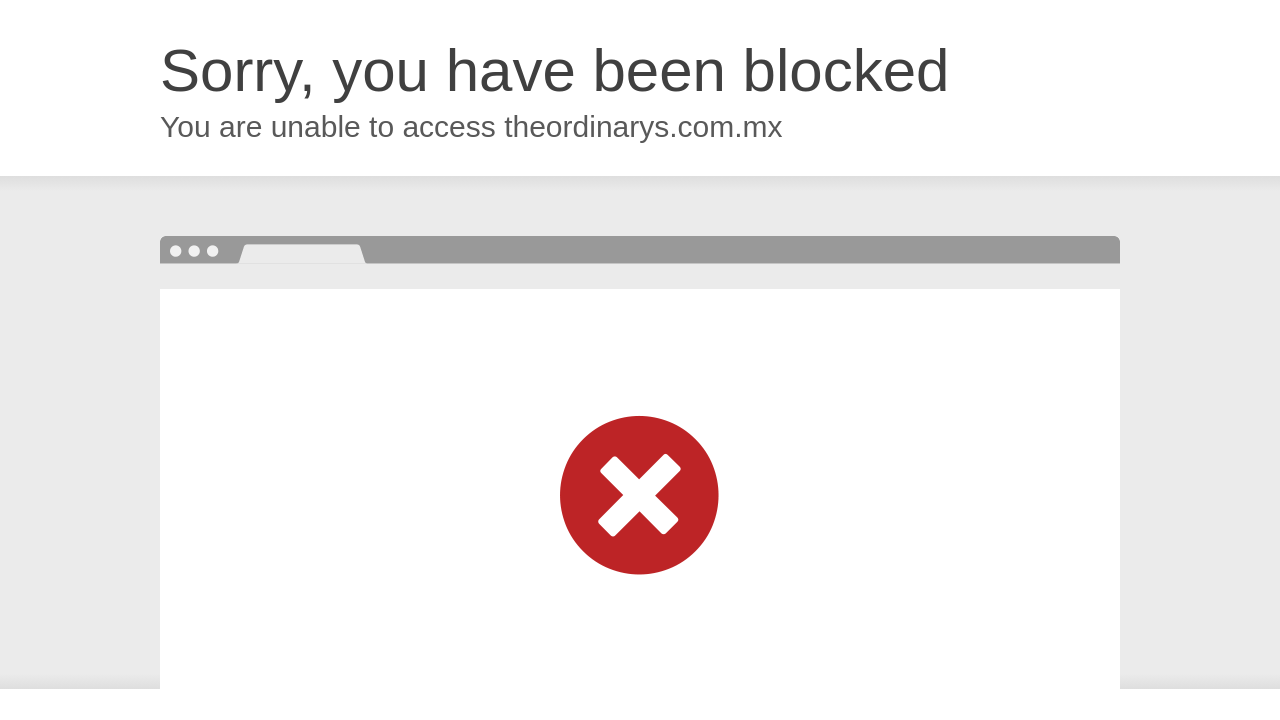 Screenshot of theordinarys.com.mx