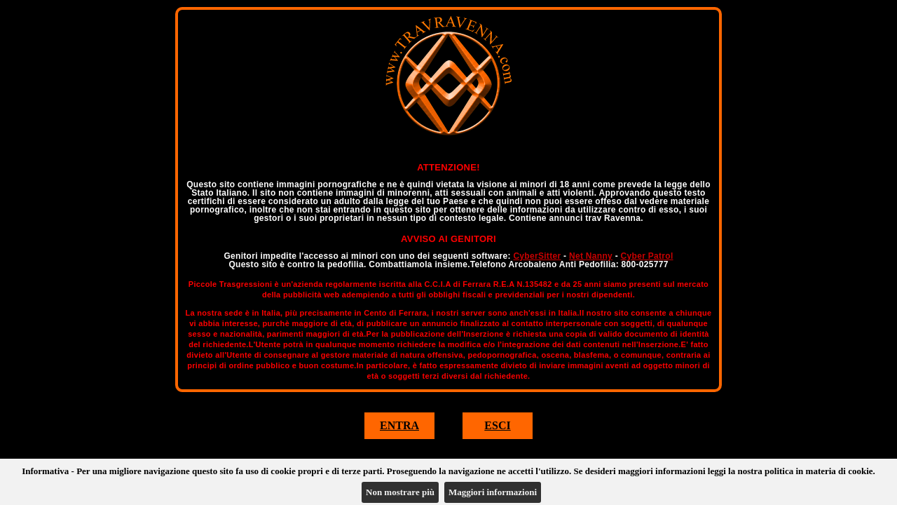 Screenshot of travravenna.com