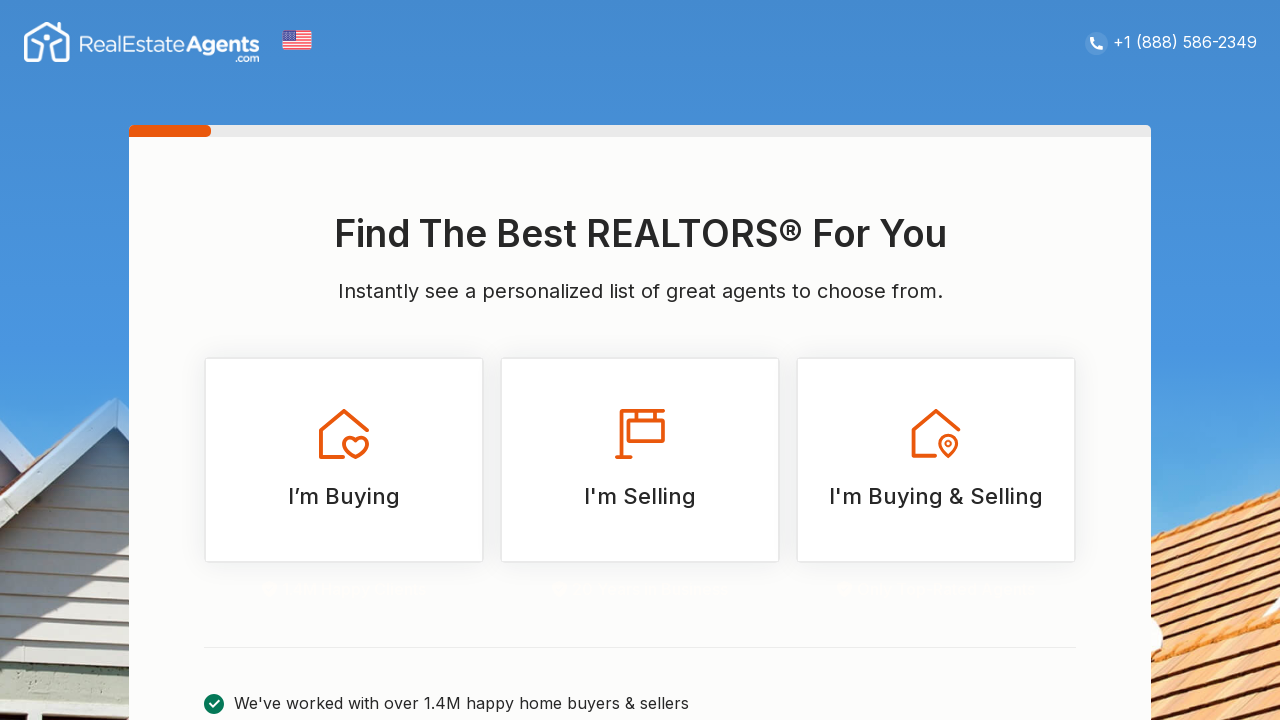 Screenshot of topagentsranked.com