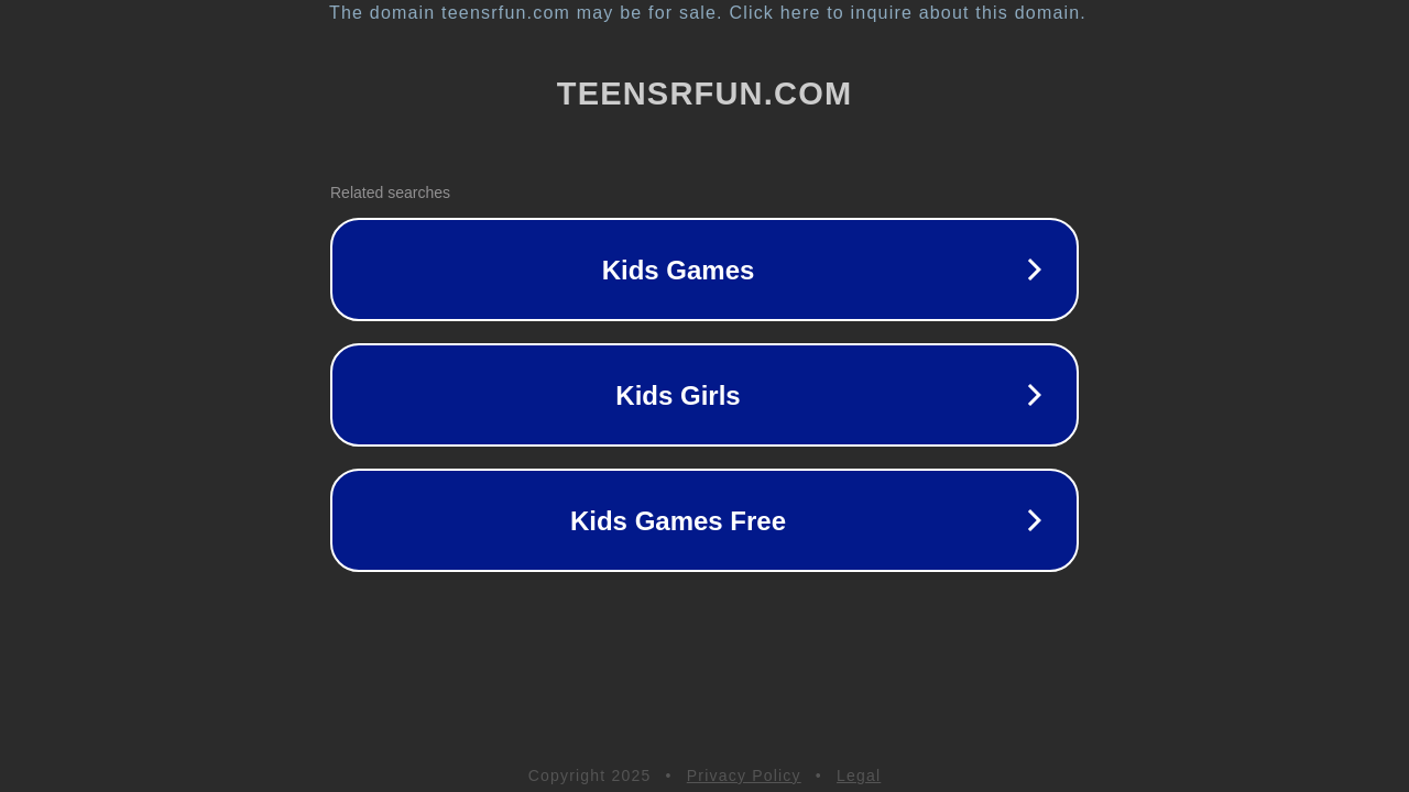 Screenshot of teensrfun.com
