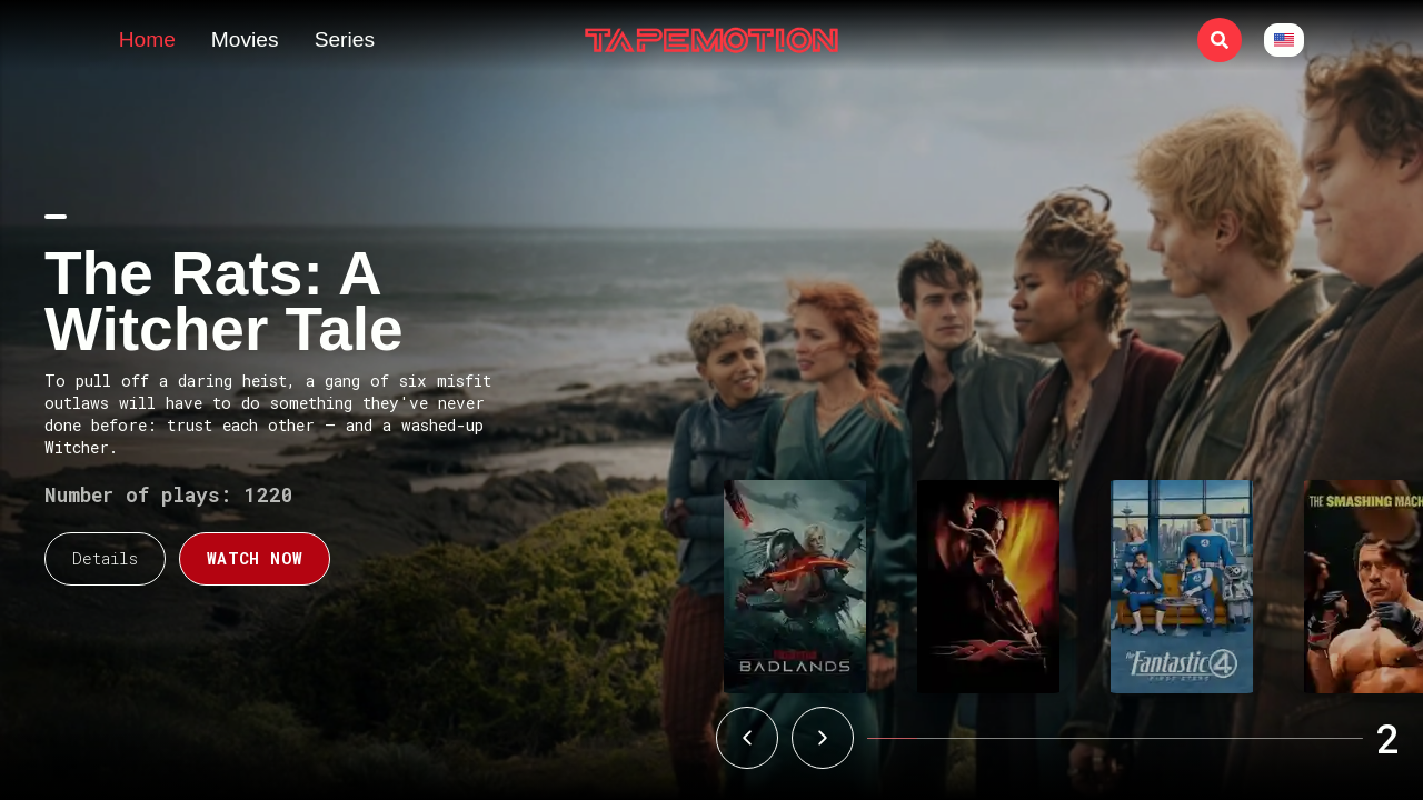 Screenshot of tapemotion.com
