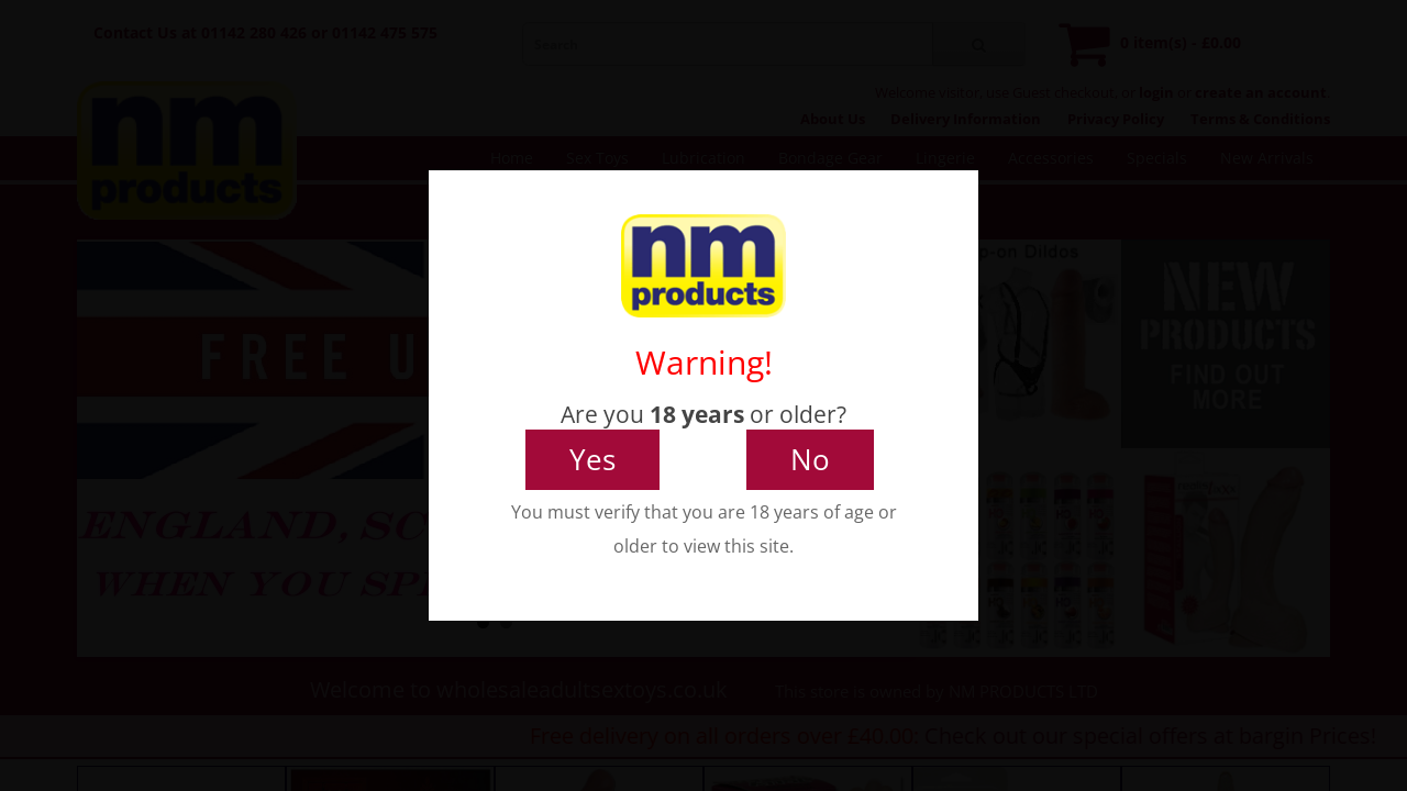 Screenshot of wholesaleadultsextoys.co.uk