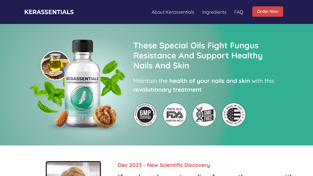 Screenshot of thekerassentials.com