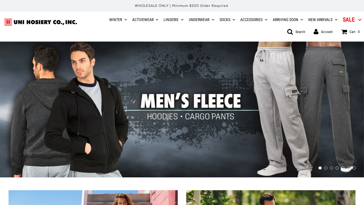 Screenshot of unihosiery.com