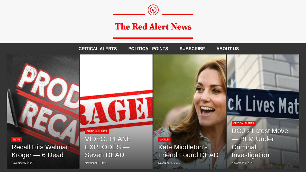 Screenshot of theredalertnews.com