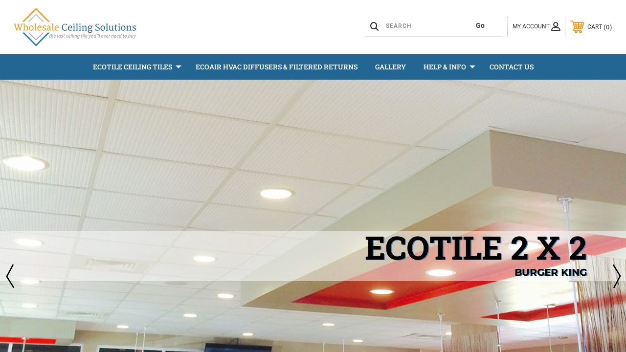 Screenshot of wholesaleceilingsolutions.com
