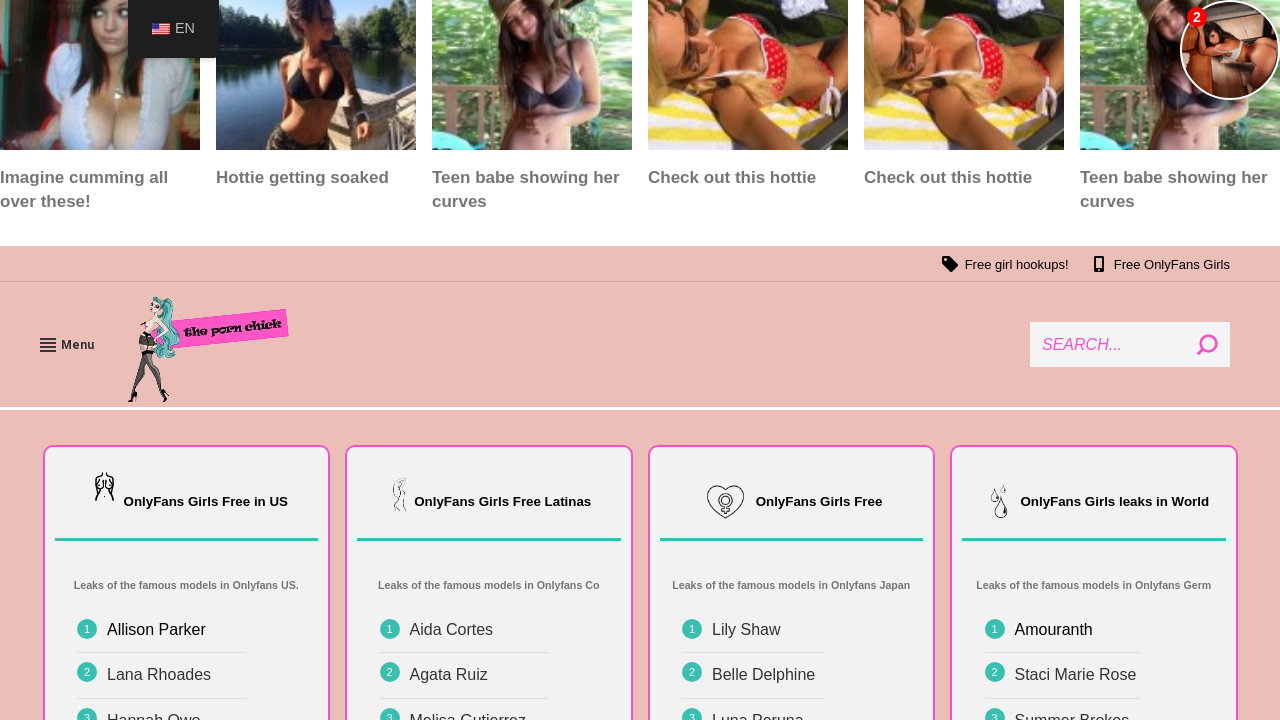 Screenshot of thepornchick.com