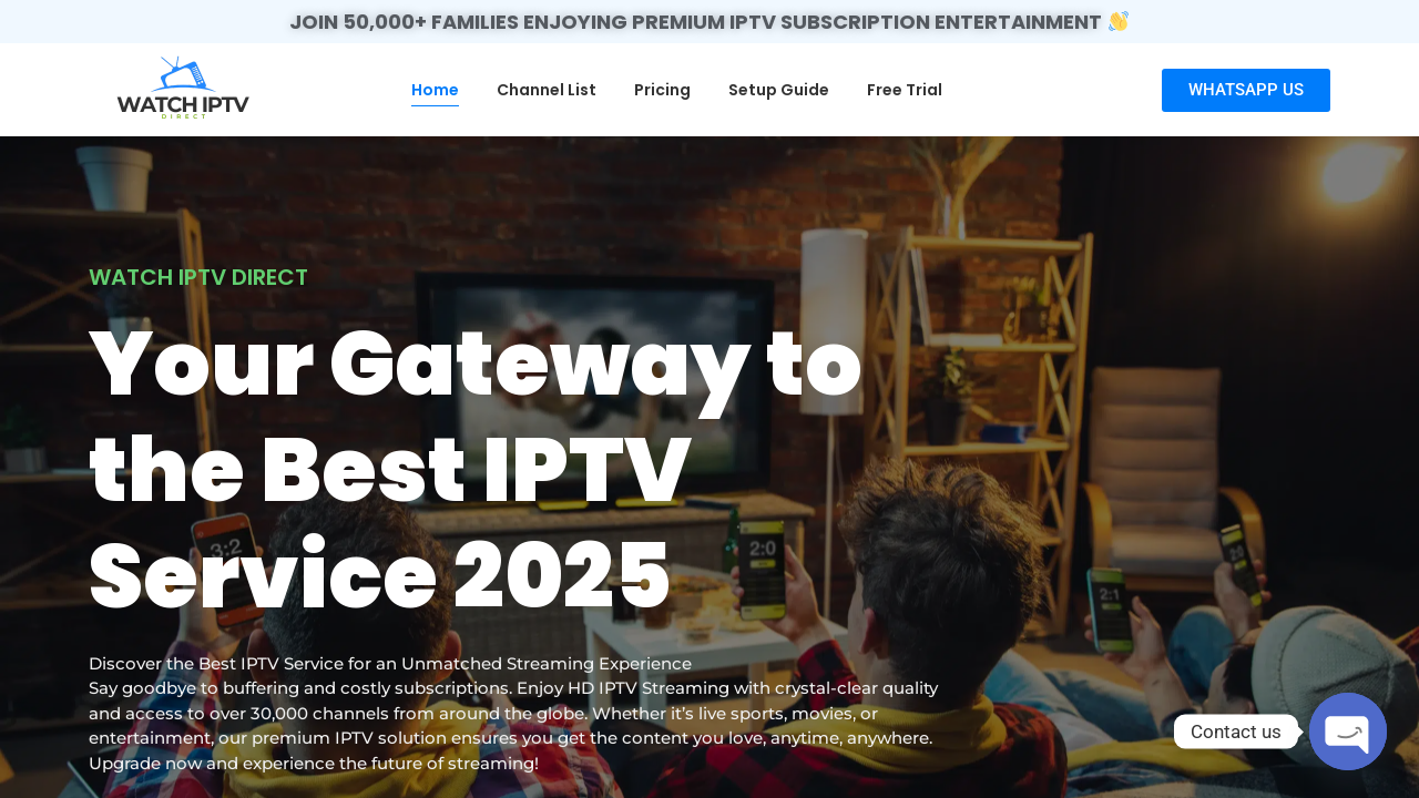 Screenshot of watchiptvdirect.com