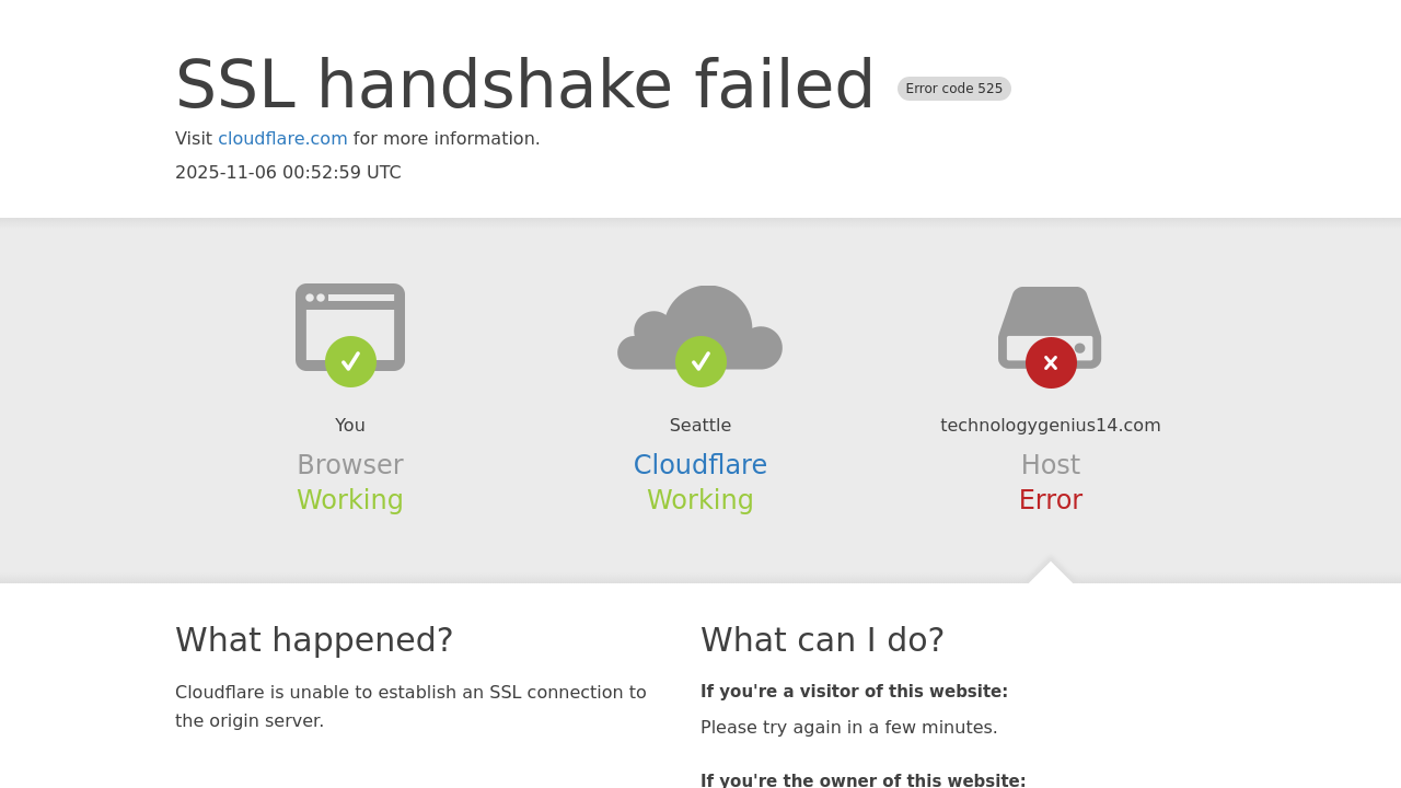 Screenshot of technologygenius14.com