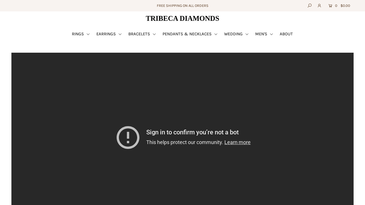 Screenshot of tribecadiamonds.com