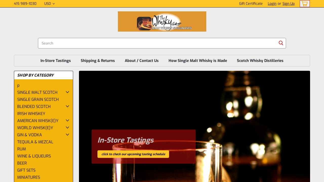 Screenshot of whiskyshopusa.com