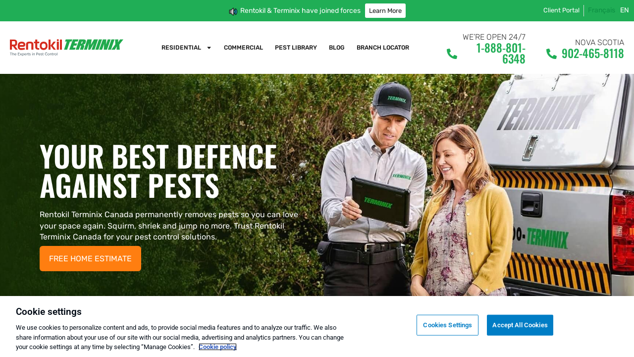 Screenshot of terminix.ca