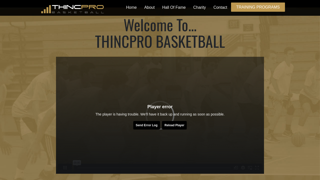 Screenshot of thincprobasketball.com